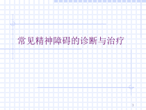 常见精神障碍的诊断与治疗课件
