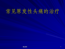 常见头痛的治疗课件
