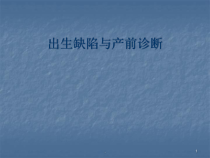 出生缺陷与产前诊断医学课件