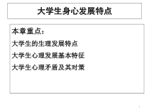 大学生身心发展特点医学课件