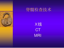大学课程医学影像学脊柱检查方法正常和异常影像表现课件