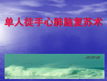 单人徒手心肺复苏术医学课件