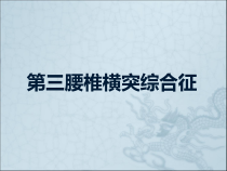 第三腰椎横突综合征治疗课件
