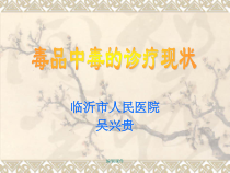 毒品中毒诊疗现状课件