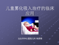 儿童雾化吸人治疗的临床应用分解课件