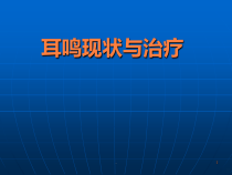 耳鸣现状与治疗课件