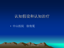 二级心理咨询师考试认知治疗课件