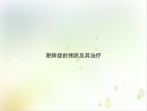 肥胖症的预防及其治疗讲课课件