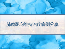肺癌靶向维持治疗病例分享-课件
