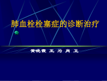 肺栓的治疗课件
