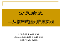 分叉病变从临床试验到临床实践_课件