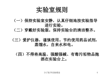 分子医学实验绪论课件