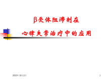 受体阻滞剂在心律失常治疗中的应用课件_2