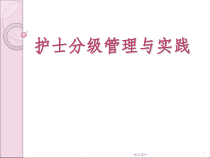 护士分级管理及临床实施课件