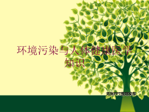环境污染与人体健康医学知识培训课件