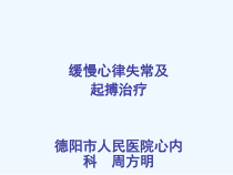 缓慢心律失常及起搏治疗课件