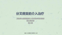 冠脉介入培训教程分叉病变的介入治疗课件