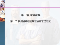 贵州省结核病规范治疗管理办法课件