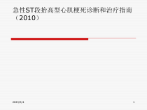 急性ST抬高心肌梗死诊断与治疗指南课件