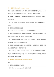 高中英语16种时态精讲