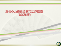 急性心力衰竭诊断和治疗指南ESC年版课件