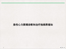 急性心力衰竭诊断和治疗指南蒋春如课件