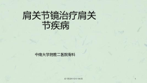 肩关镜治疗肩关节疾病课件