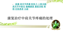 肩痛原因及治疗方法课件