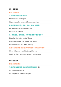 初中英语8个时态的奥秘