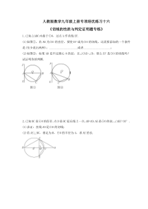 人教版数学九年级上册专项培优练习(18份打包，含答案，可预览)