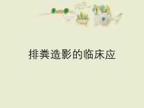排粪造影的临床应课件