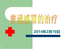 普通感冒治疗系列参考课件