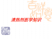 清热剂医学知识培训课件