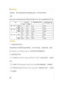 小学英语物主代词用法归纳及考题精讲