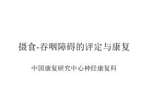 摄食吞咽障碍的评定与治疗课件