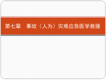 事故灾难应急医学救援课件