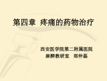 疼痛诊疗学第四章-疼痛的药物治疗总结课件