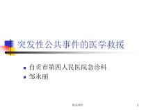 突发性公共事件的医学救援课件