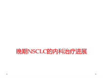 晚期NSCLC内科治疗进展课件
