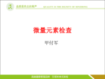 微量元素检查和临床课件