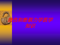 损伤和断裂力学医学知识培训课件