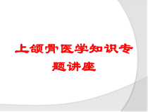 上颌骨医学知识专题讲座培训课件