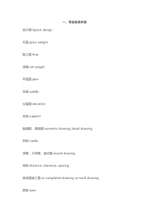 管道常用术语与英语代号