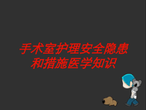 手术室护理安全隐患和措施医学知识培训课件