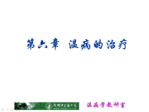 温病和治疗课件