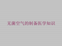 无菌空气的制备医学知识培训课件