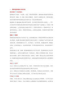 质量认证入门词汇集锦