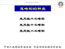 先天性中耳畸形的诊疗和治疗课件