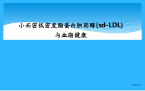 小而密低密度脂蛋白的临床应用课堂课件