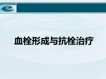 血栓形成与抗栓治疗课件